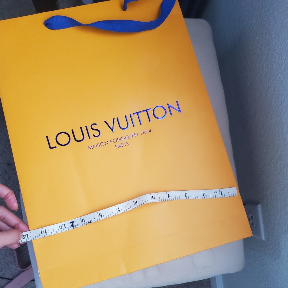 Thin Louis Vuitton shopping bag